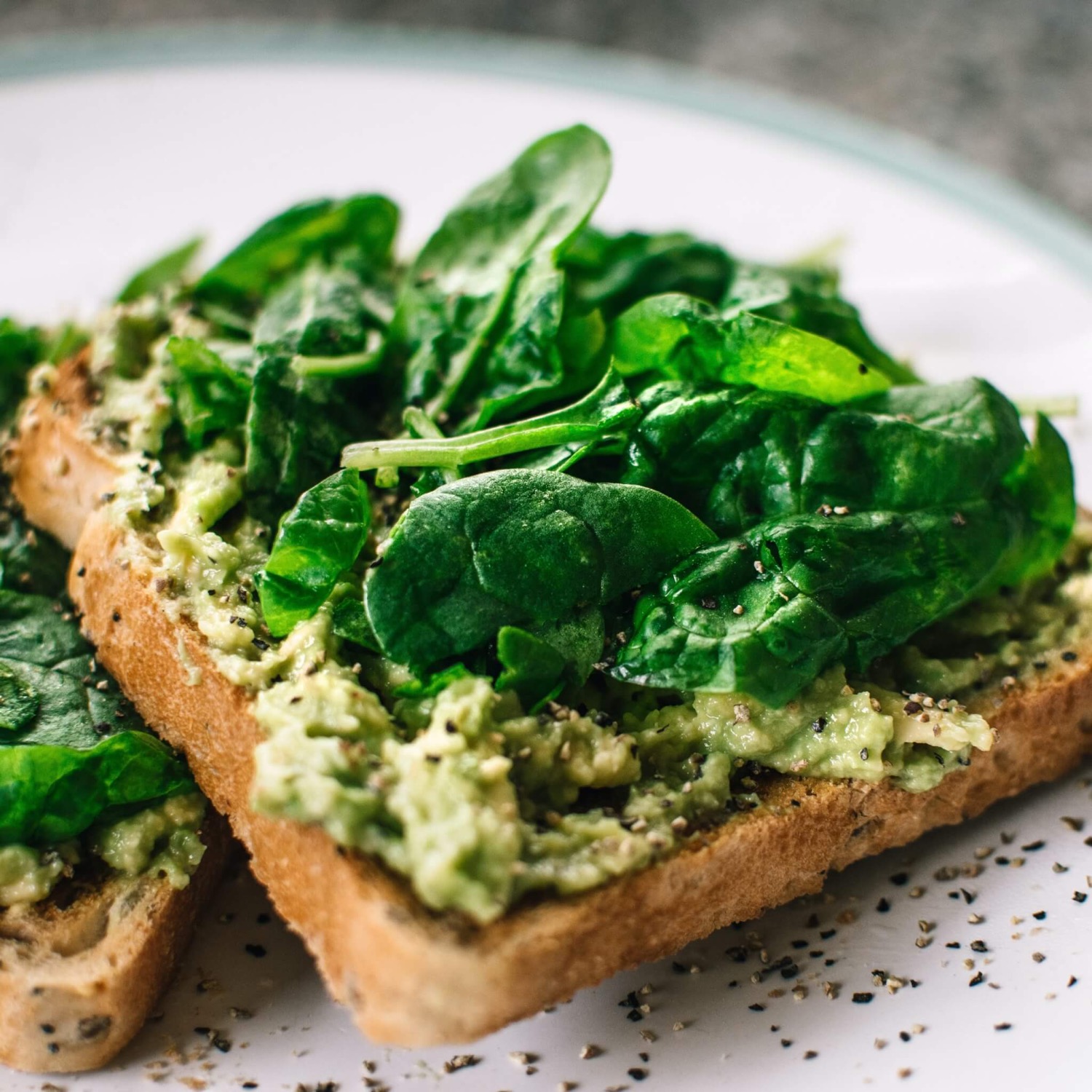 Avocado Spinach Toast